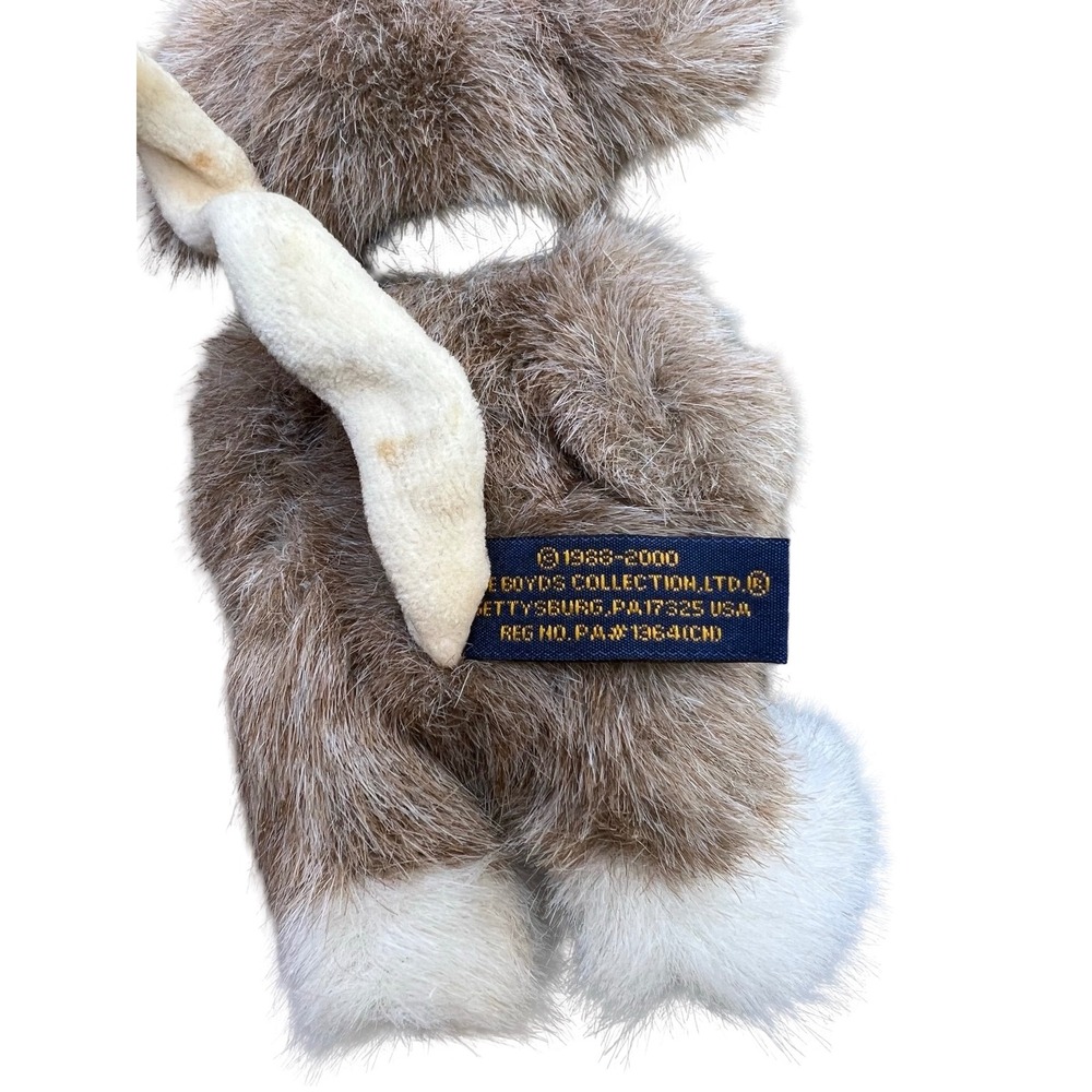 VTG Boyds 2000 Collection Mouse Plush Got Cheez Brown White Fuzzy Poseable Gift - Picture 11 of 12